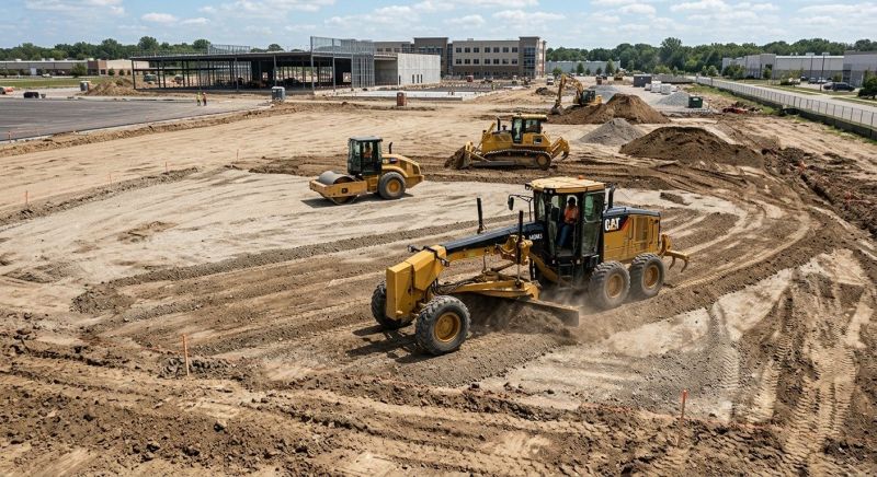 Parking Lot Excavation in Buford, GA